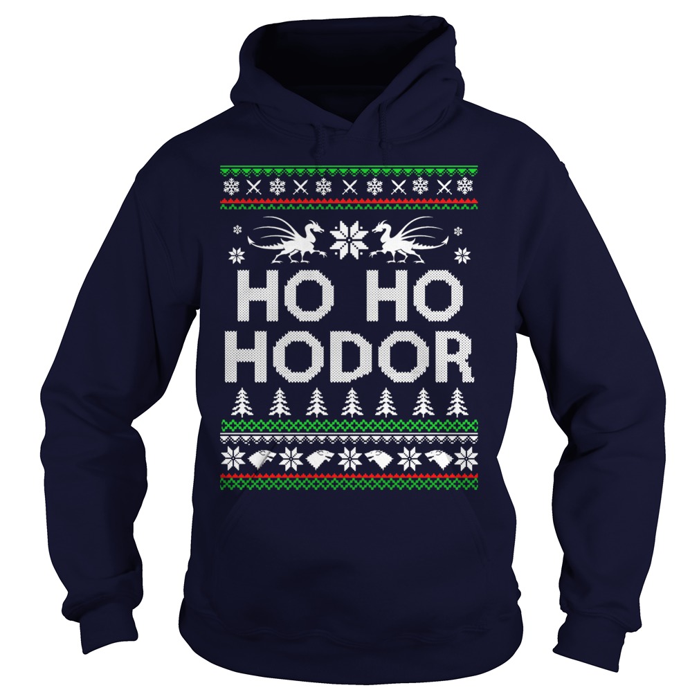 Ho Ho Hodor Christmas Hoodie
