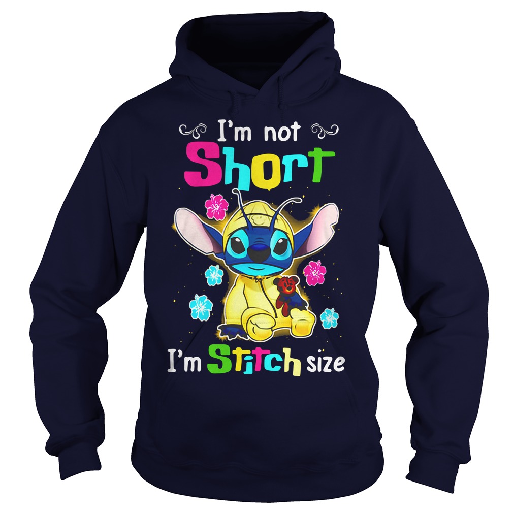 Im Not Short Im Stitch Size Hoodies