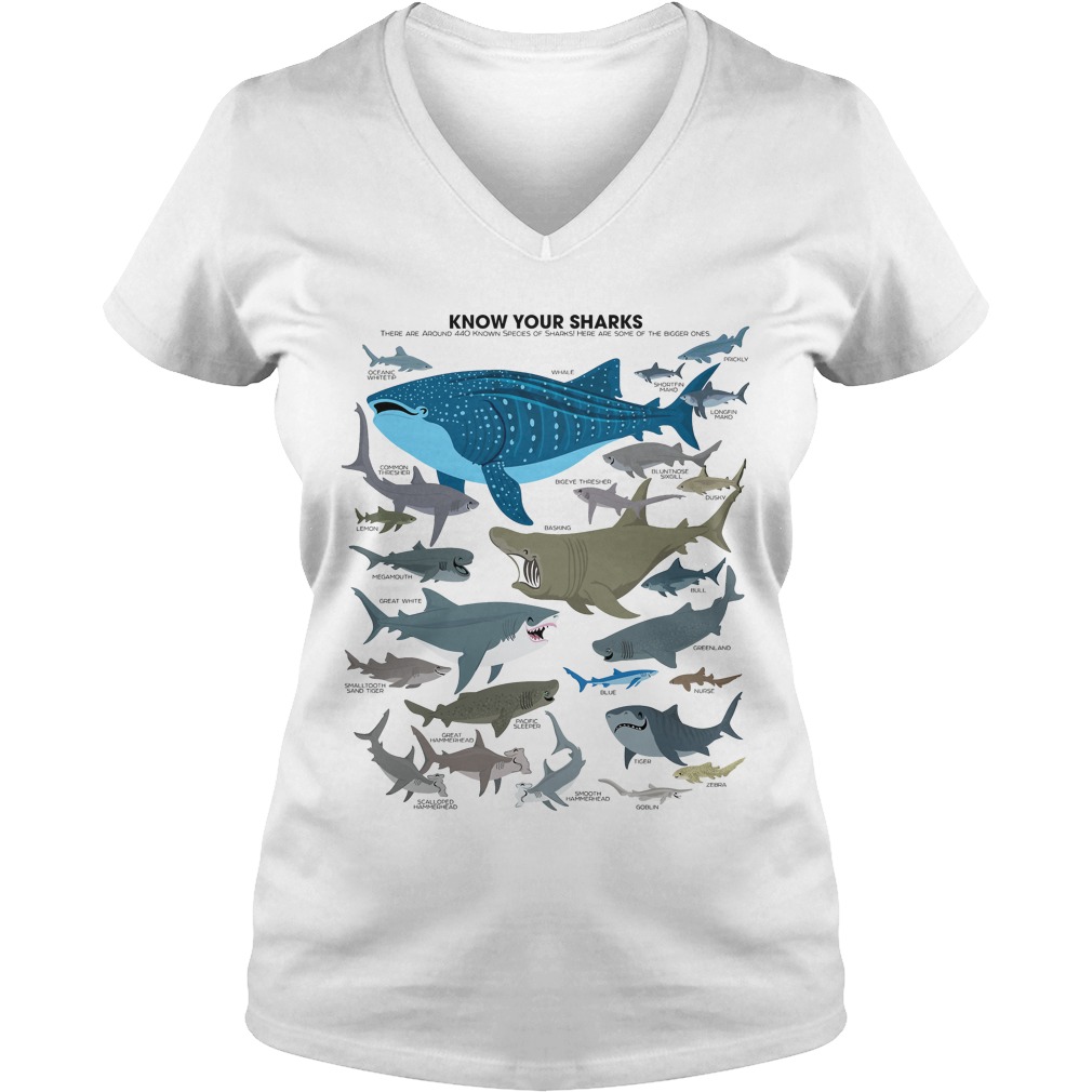 Know Sharks V Neck