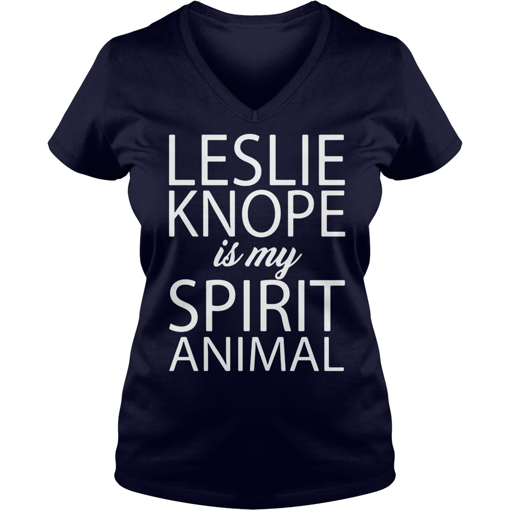 Leslie Knope Spirit Animal Ladies V Neck