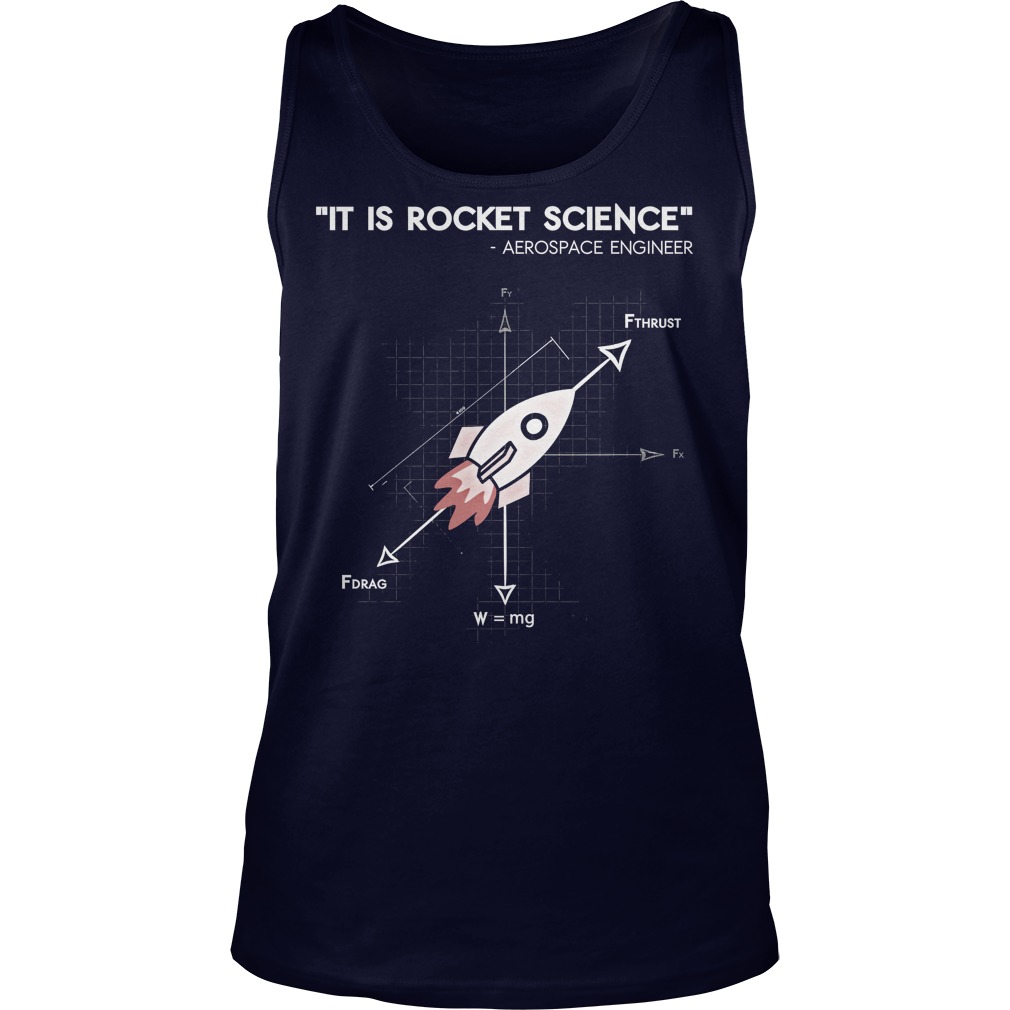 Nasa Actually Rocket Science Tank Top