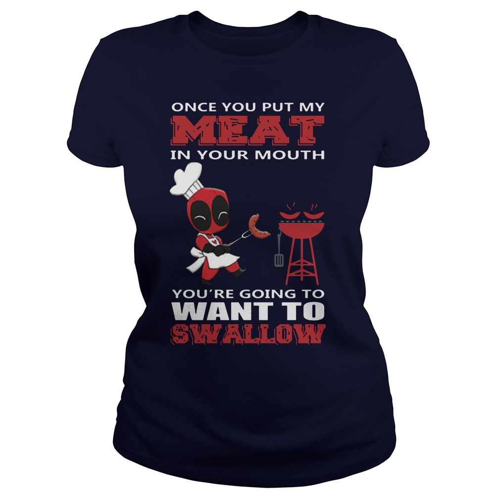 Put My Meat Swallow Ladies Tee