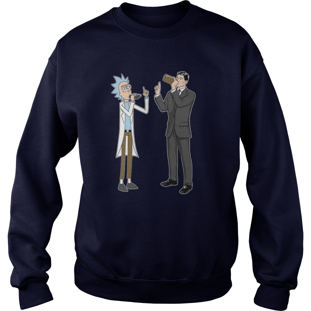Rick Archer Drink Wine Sweat Shirt