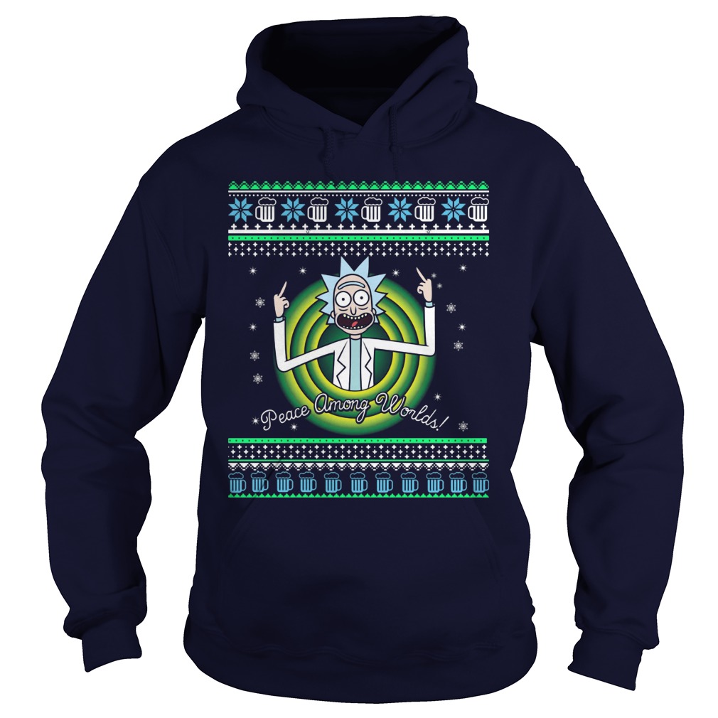 Rick Morty Peace Among Worlds Hoodie
