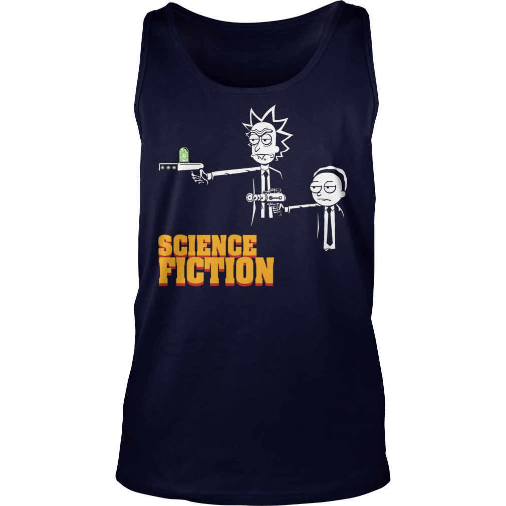 Science Fiction Rick Morty Pulp Fiction Tank Top