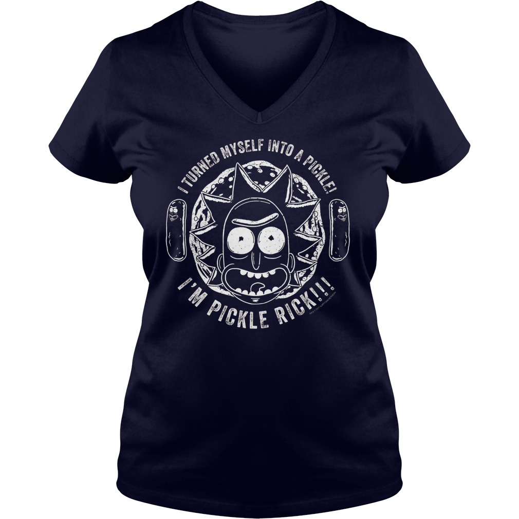 Turned Pickle Im Pickle Rick V Neck