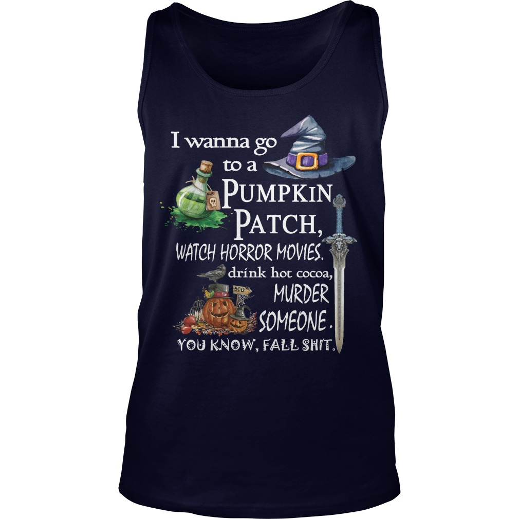 Wanna Go Pumpkin Patch Tank Top