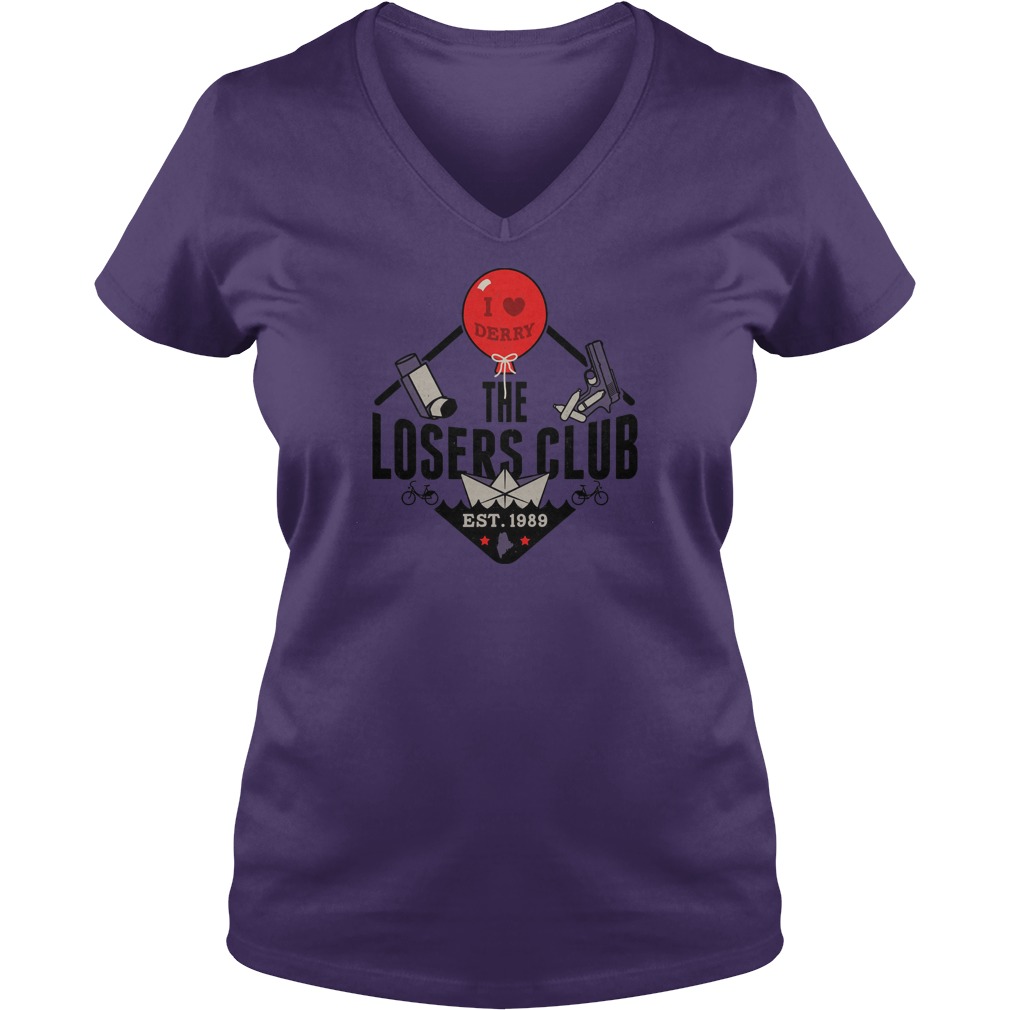 Stephen Kings It I Love Derry The Losers Club Est 1989 V Neck