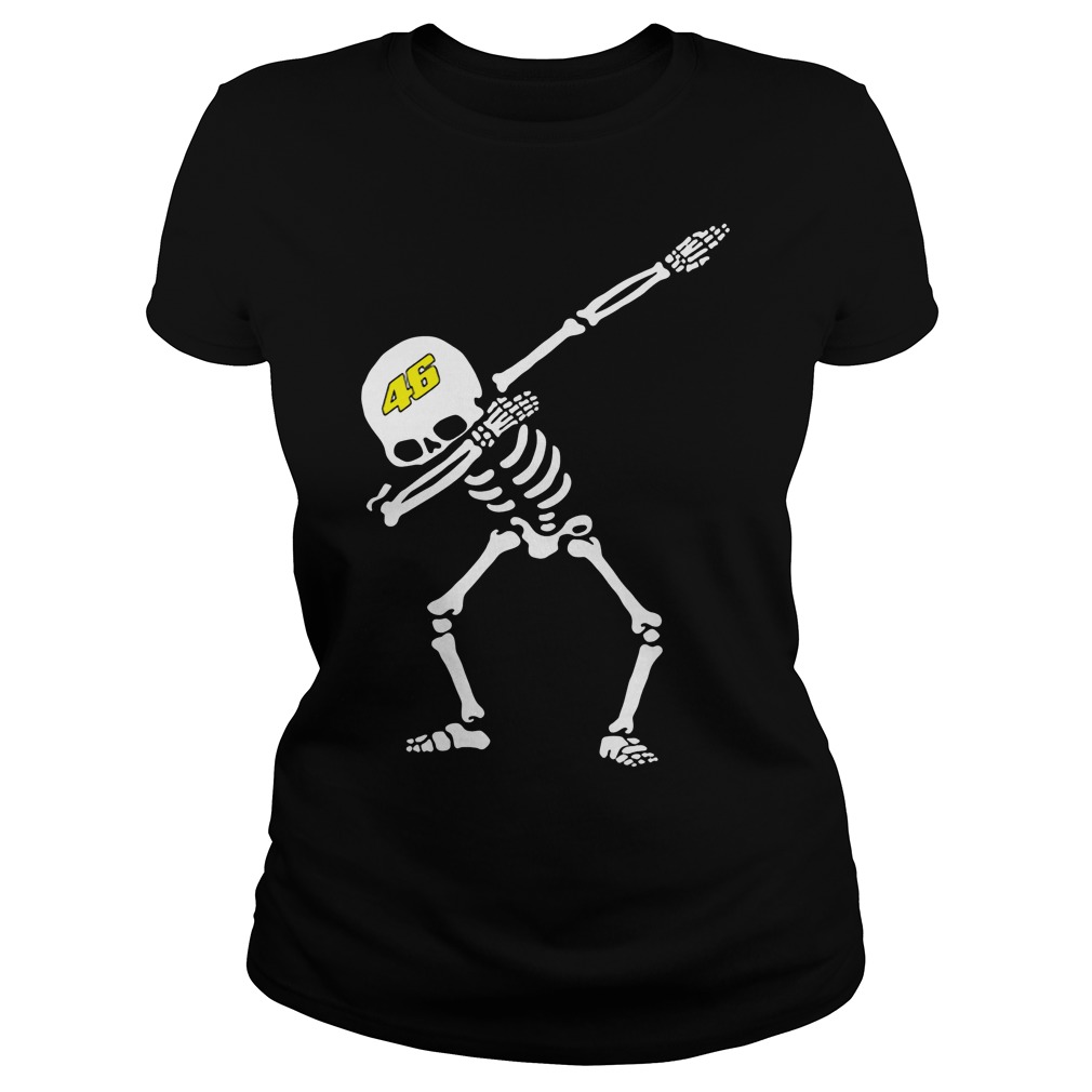 Valentino Rossi Vr46 Dabbing Skeleton Shirt, Hoodie, Sweater, Ladies T Ladies Tee