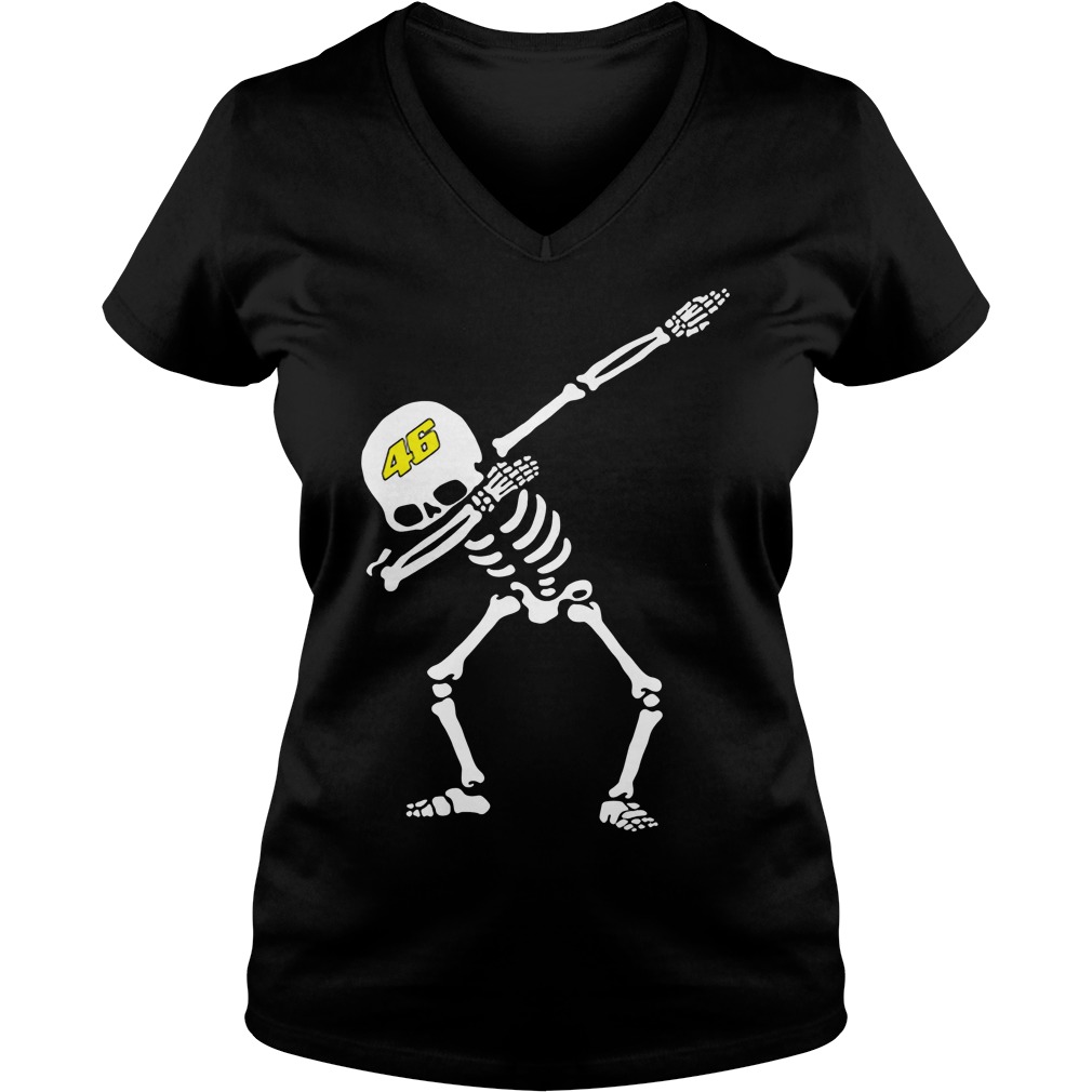 Valentino Rossi Vr46 Dabbing Skeleton Shirt, Hoodie, Sweater, Ladies T Ladies V Neck