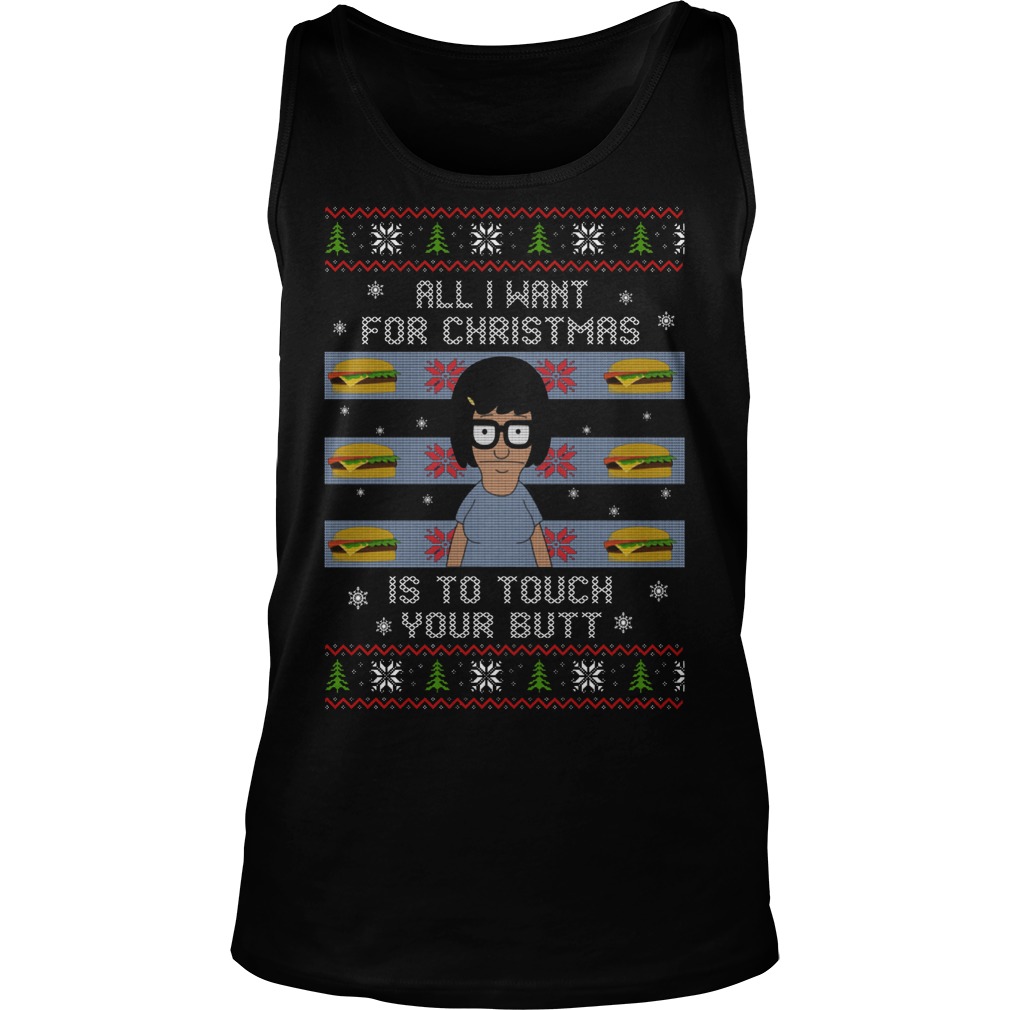 All I Want For Christmas Is To Touch Your Butt Unisex Tank Top