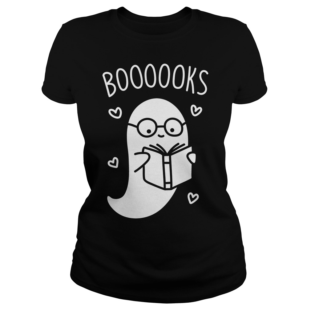 Boooooks Boos Reding Book Ladies Tee