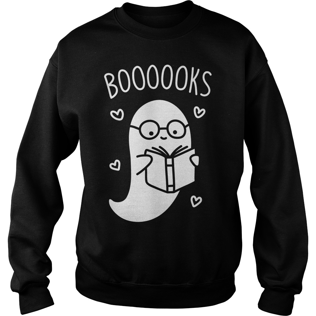 Boooooks Boos Reding Book Sweat Shirt