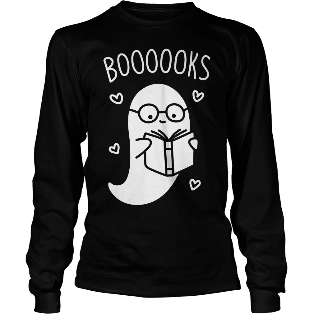 Boooooks Boos Reding Book Unisex Longsleeve Tee