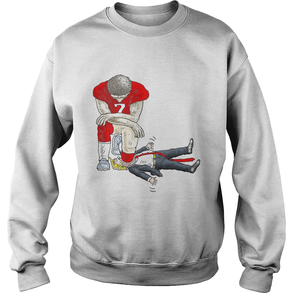 Colin Kaepernick 7 Knee Trump Sweat Shirt