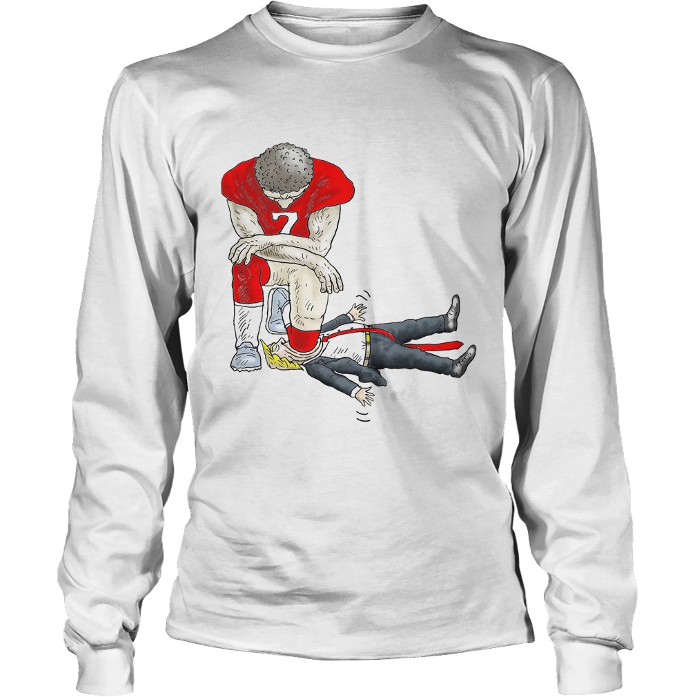 Colin Kaepernick 7 Knee Trump Unisex Longsleeve Tee