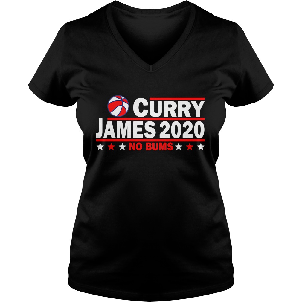 Curry James 2020 No Bums Ladies V Neck