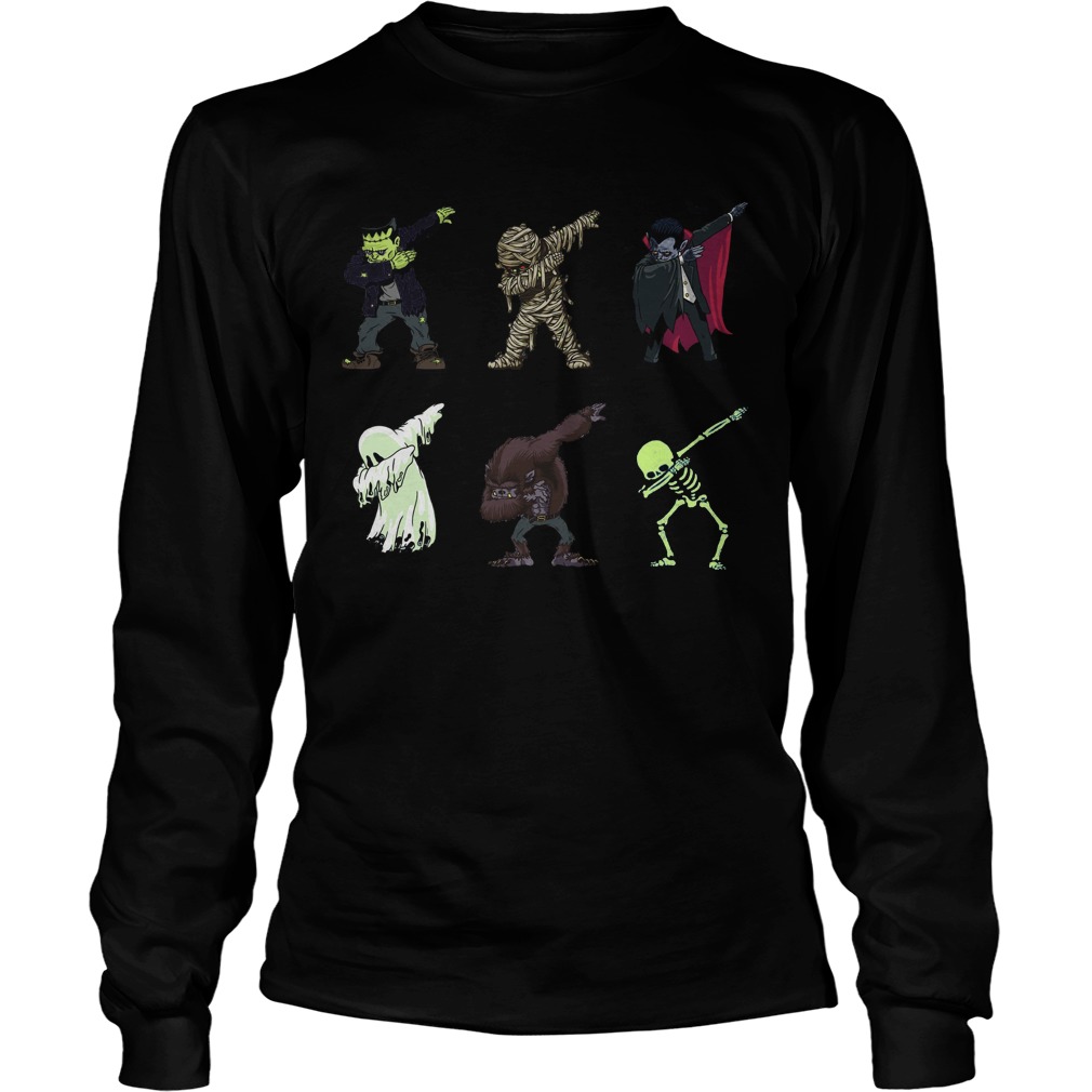 Dabbing Skeleton Unisex Longsleeve Tee