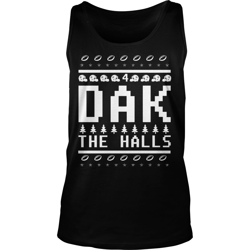 Dak Prescotts Dak Halls Christmas Tank Top