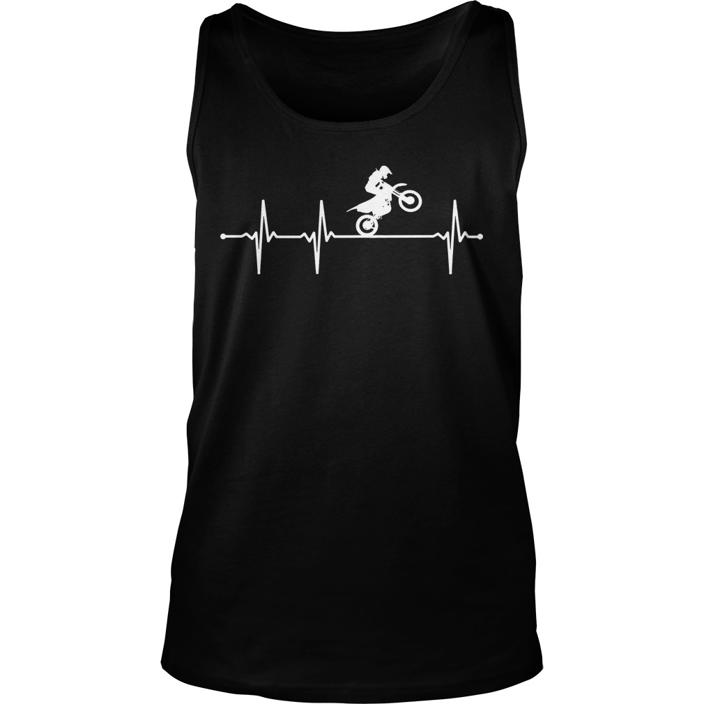 Dirt Bike Motocross Heartbeat Tank Top