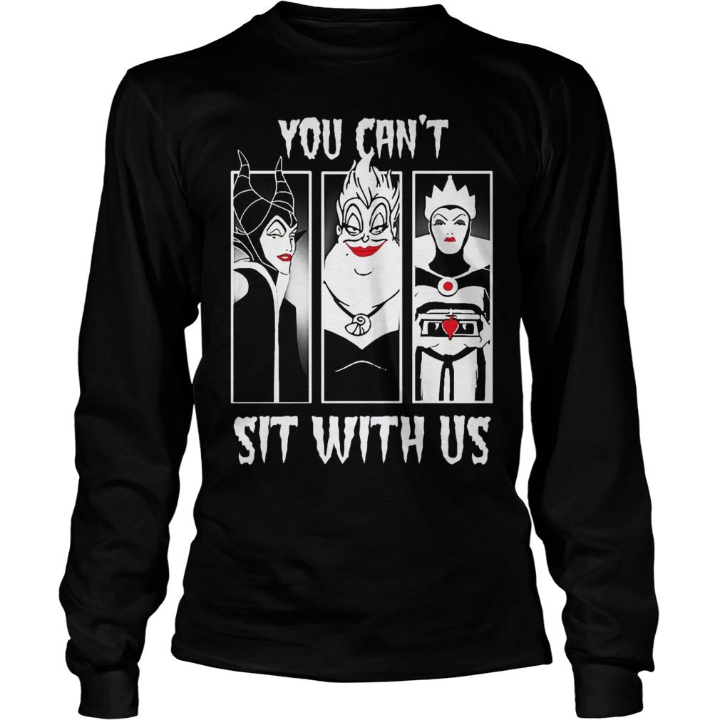 Disney Maleficent You Cant Sit With Us Unisex Longsleeve Tee