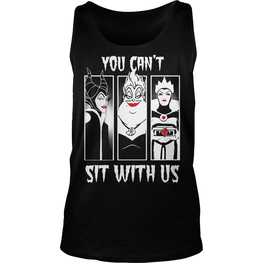 Disney Maleficent You Cant Sit With Us Unisex Tan Top