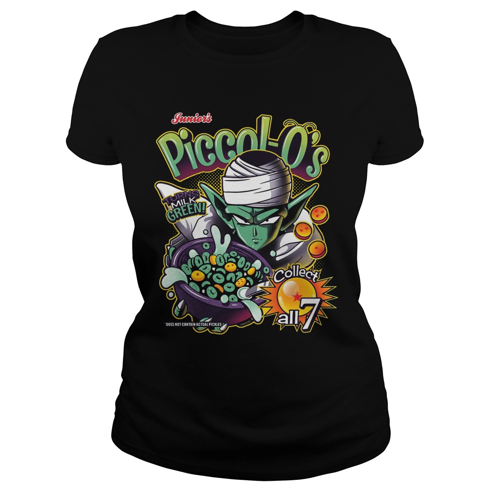 Dragon Ball Z Piccolo Turns Milk Green Ladies Tee