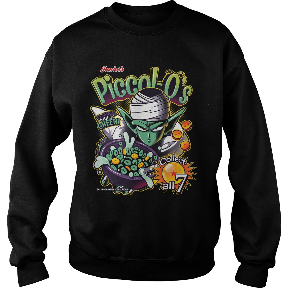 Dragon Ball Z Piccolo Turns Milk Green Sweat Shirt