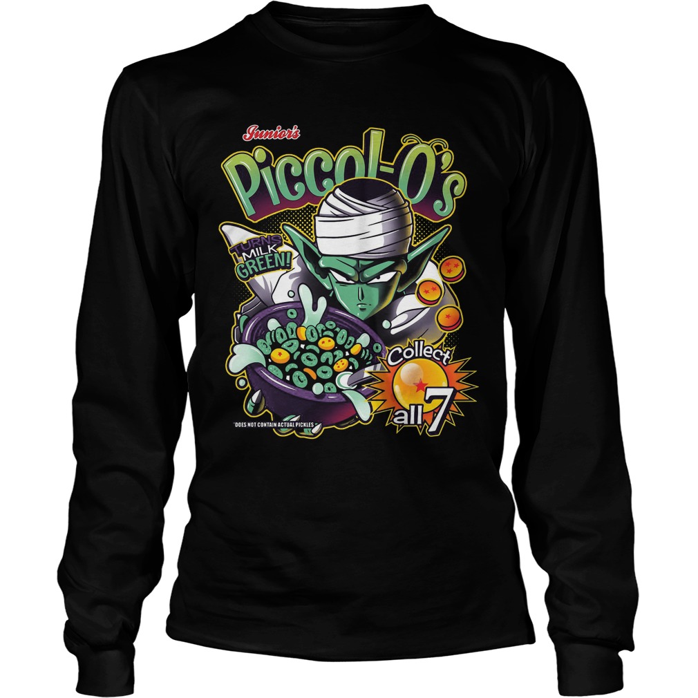 Dragon Ball Z Piccolo Turns Milk Green Unisex Longsleeve Tee