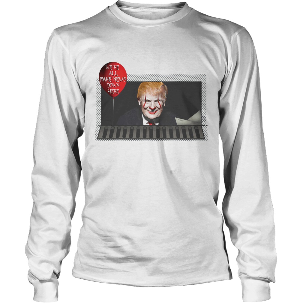 Fake News Trump Clown Longsleeve