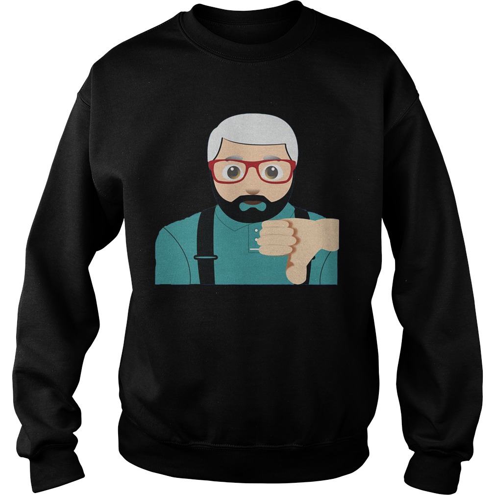 Funny Thumbs Guy New York Baseball Sweatshirt