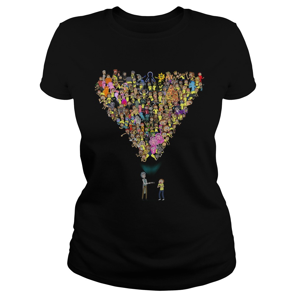 Gotta Catch Em Pocket Mortys Ladies Tee