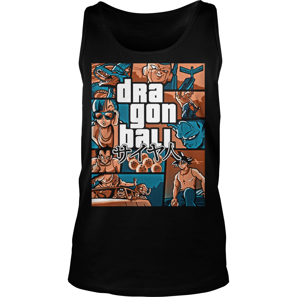 Grand Theft Auto Vice City Dragon Ball Gta Unisex Tank Top