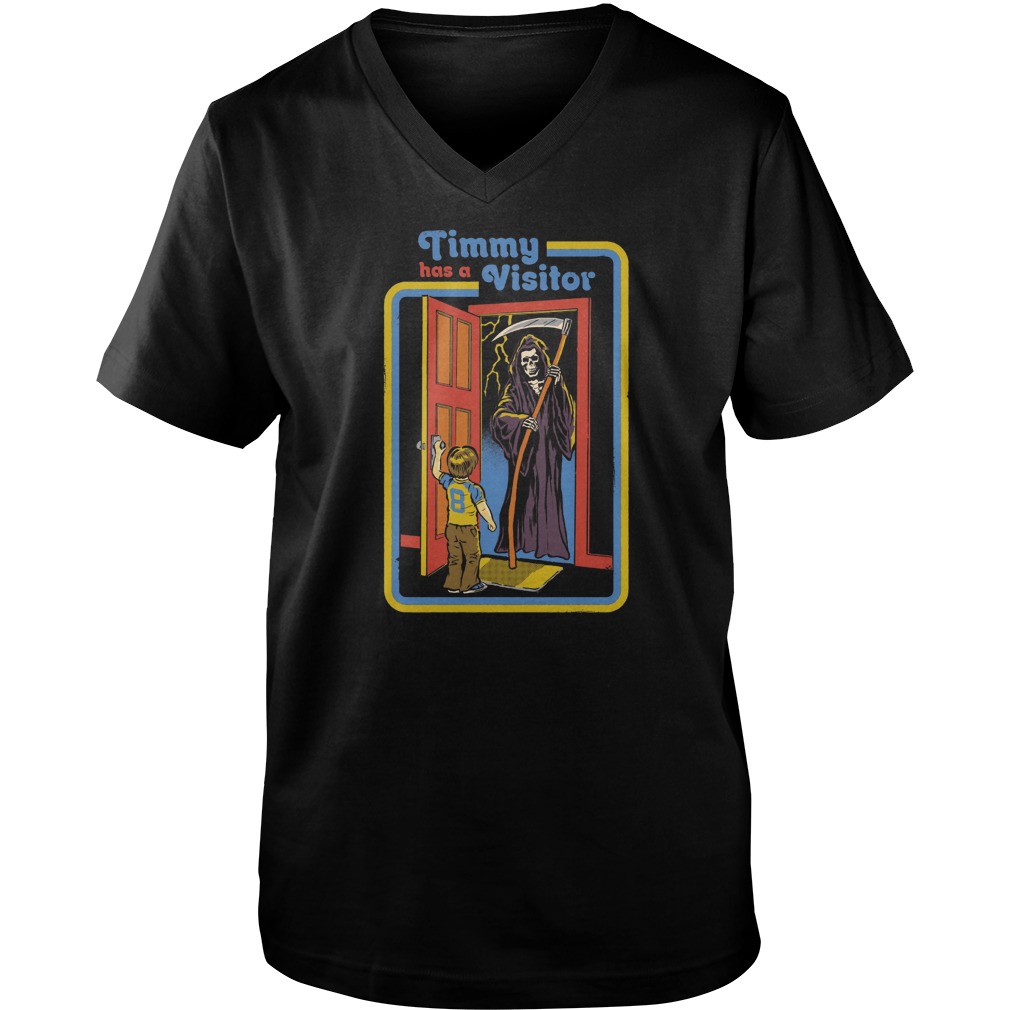 Grim Reaper Timmy Has A Visitor Guys V Neck