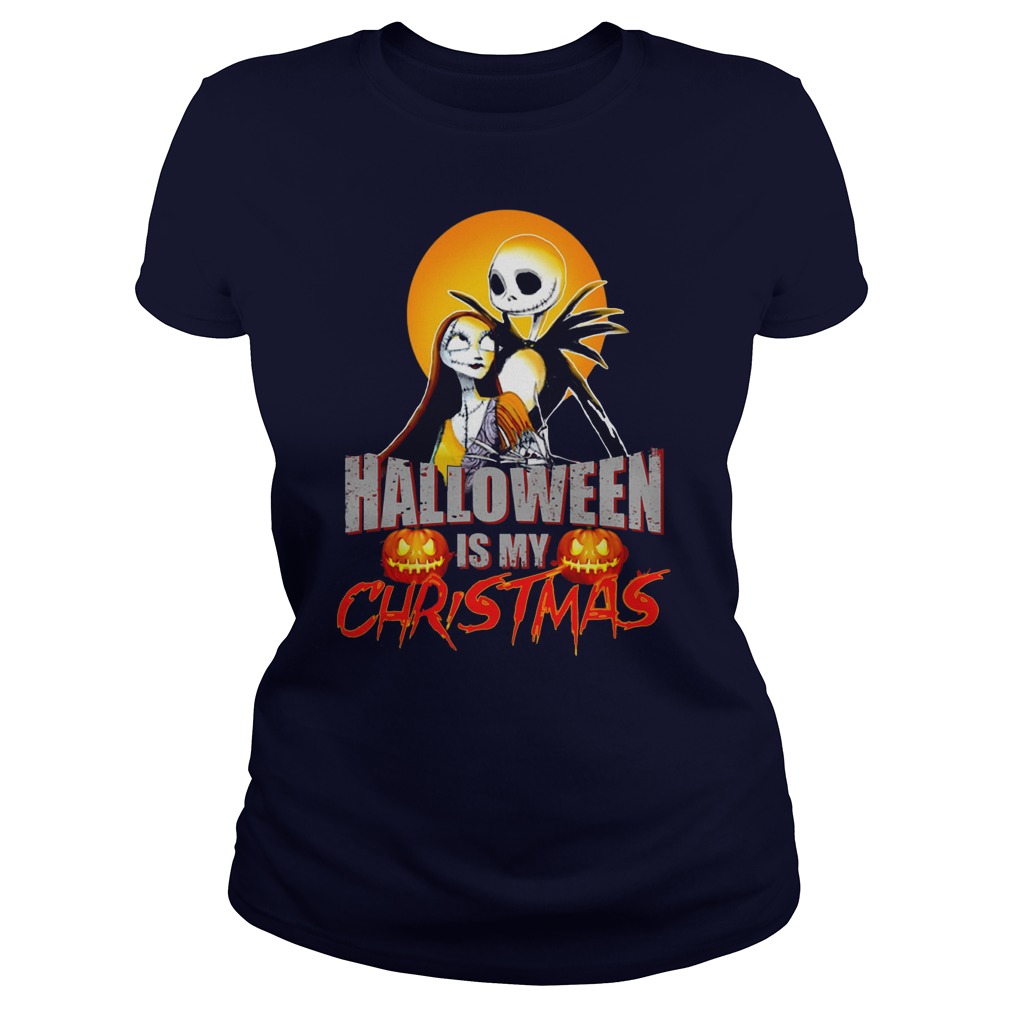 Halloween Christmas Ladies Tee