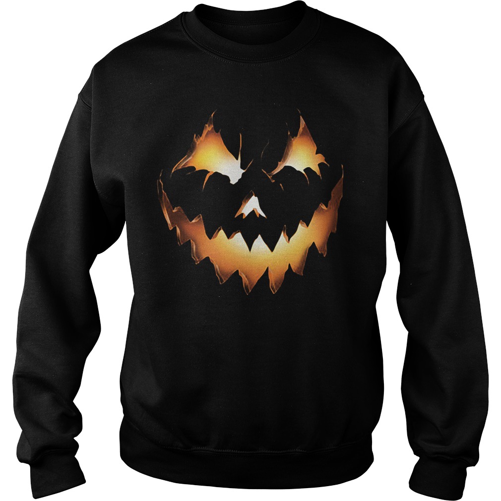 Halloween Pumpkin Jack O Lantern Sweat Shirt