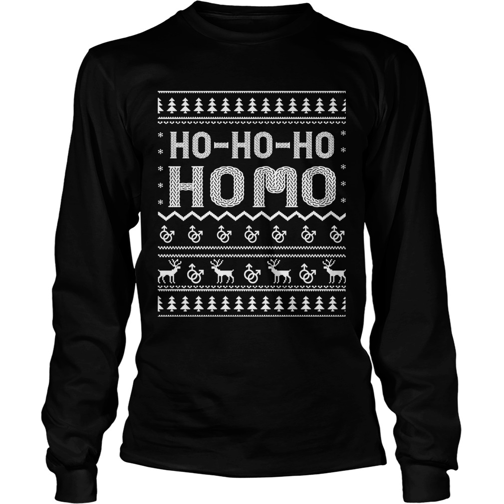 Ho Ho Ho Homo Sweat Unisex Longsleeve Tee