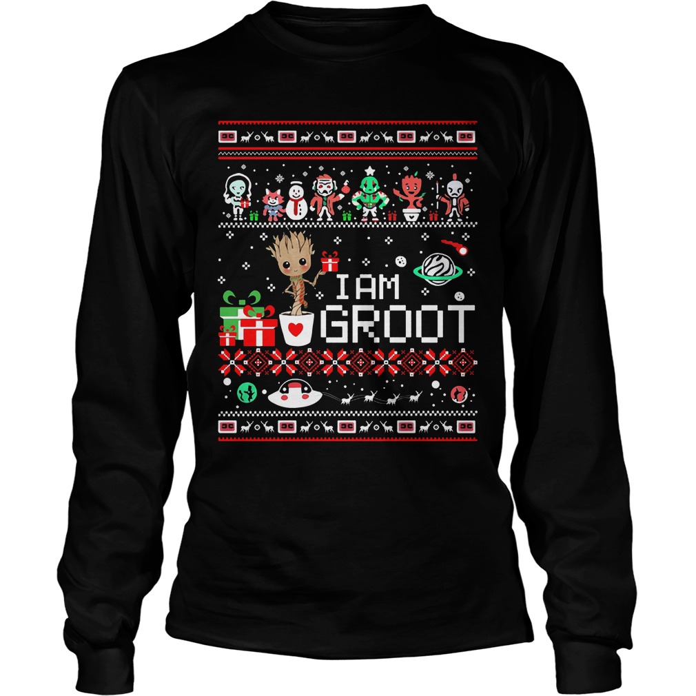 I Am Groot Ugly Christmas Unisex Longsleeve Tee
