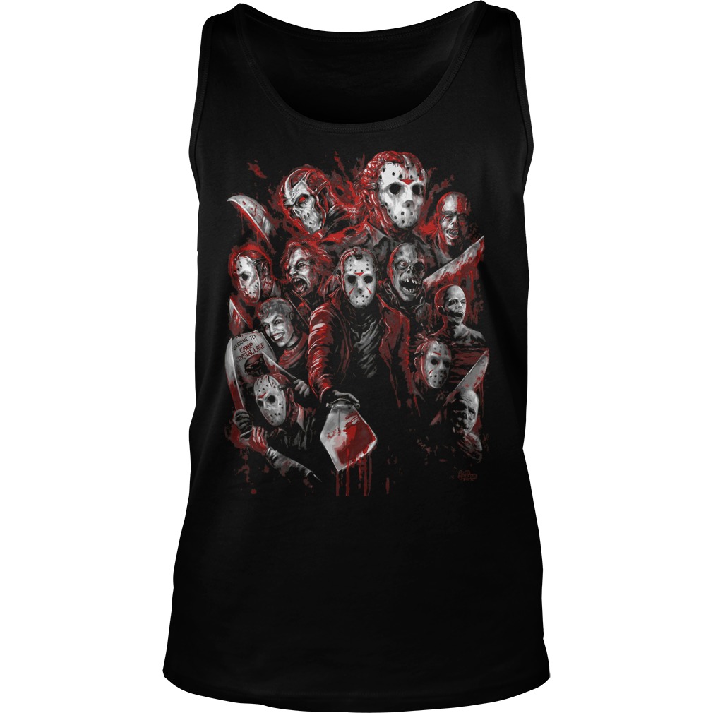 Jason Voorhees Many Faces Unisex Tank Top