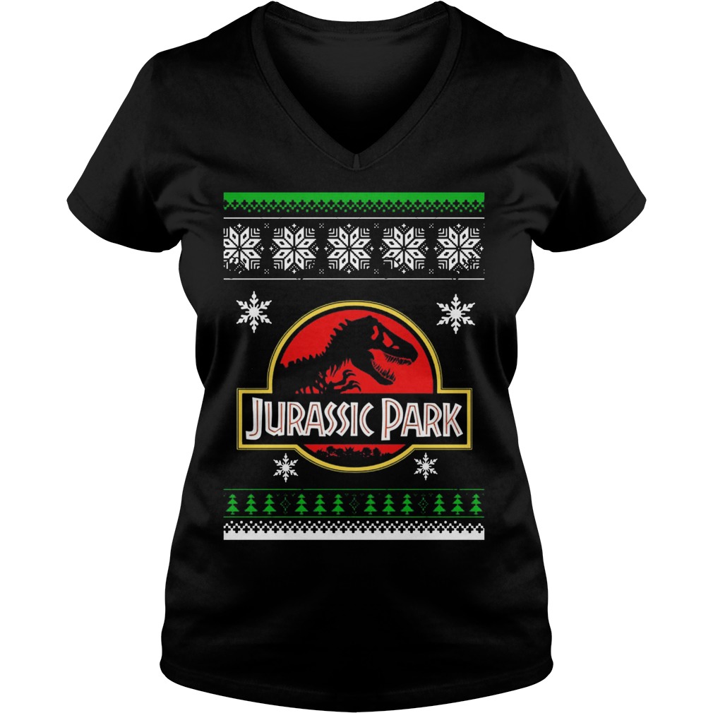 Jurassic Park Ugly Ladies V Neck