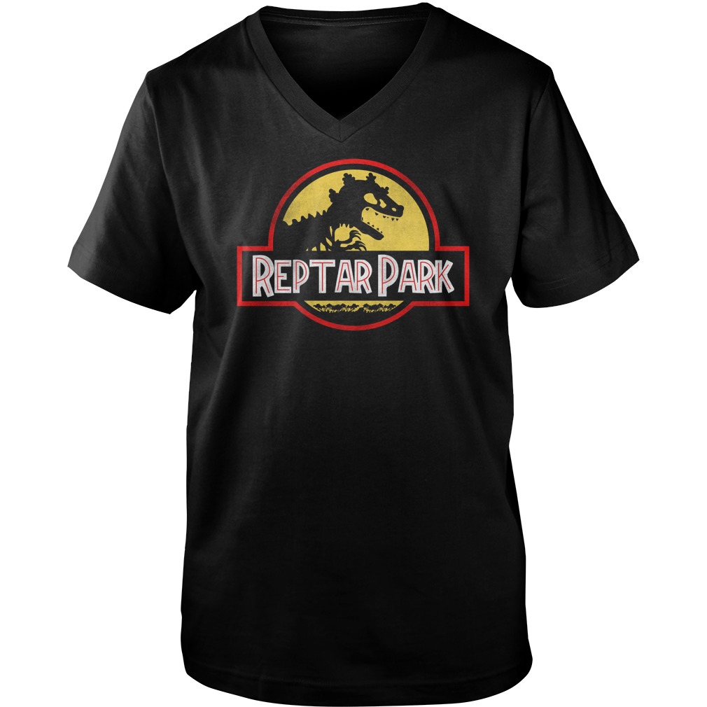 Jurassic Reptar Park V Neck