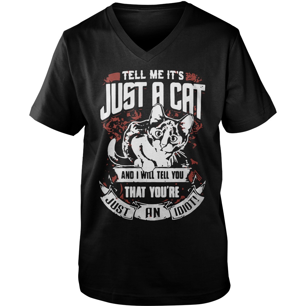 Just Cat Will Tell Youre Guys V Neck