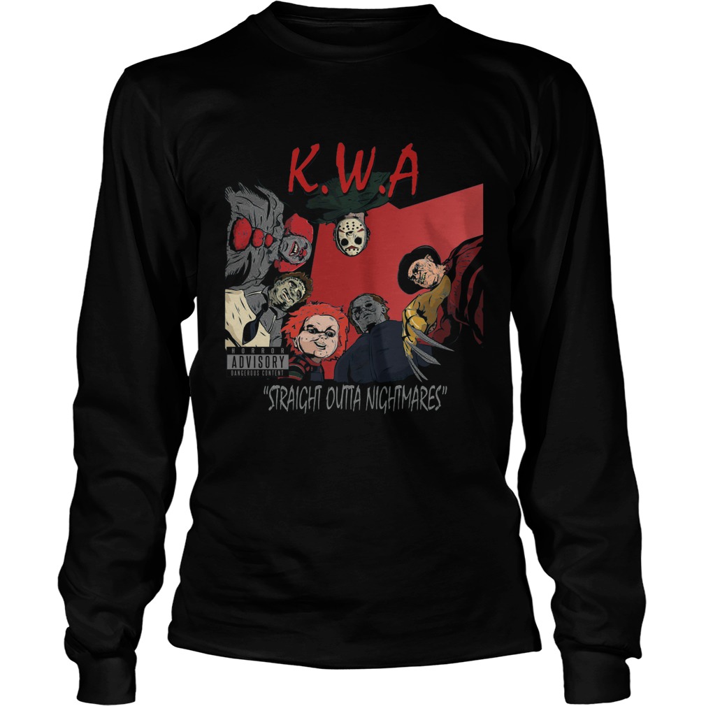 Killers Attitude Straight Outta Nightmares Unisex Longsleeve Tee