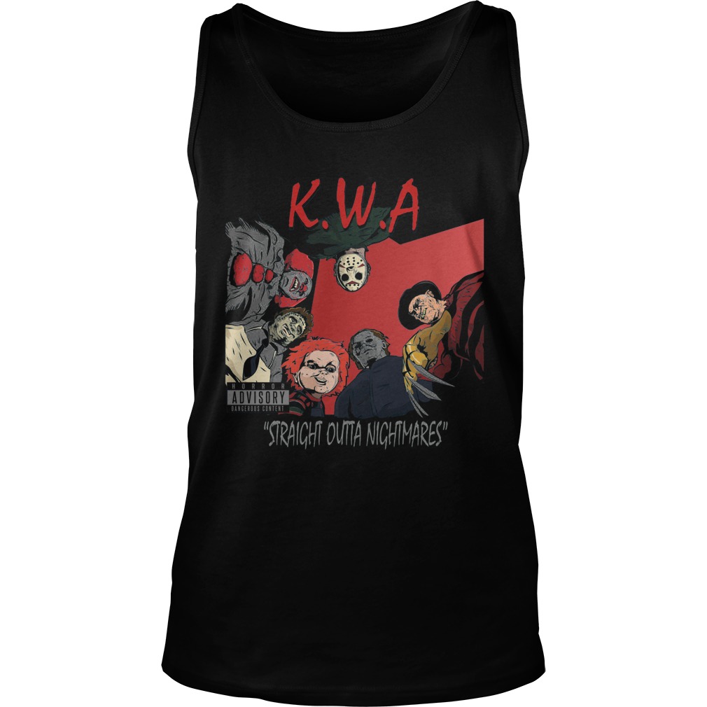 Killers Attitude Straight Outta Nightmares Unisex Tank Top