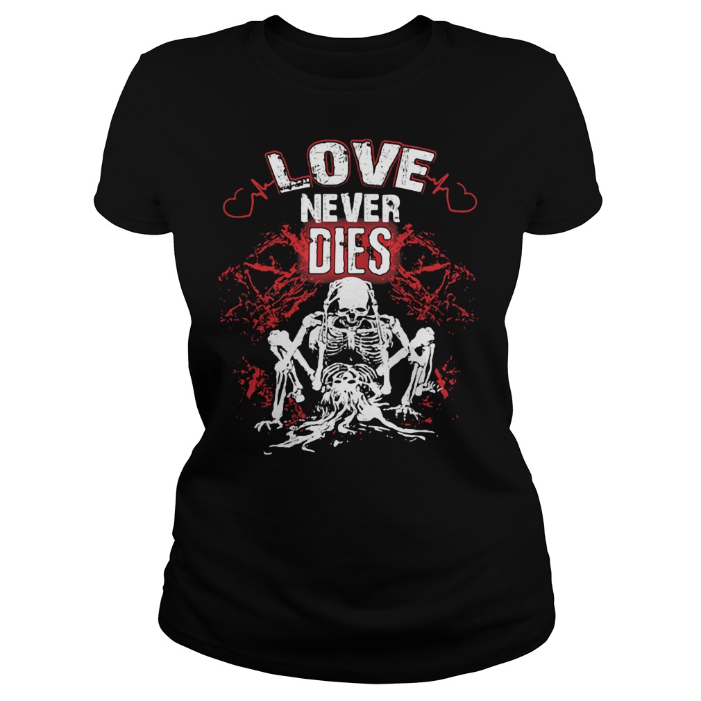 Love Never Dies Halloween Ladies Tee