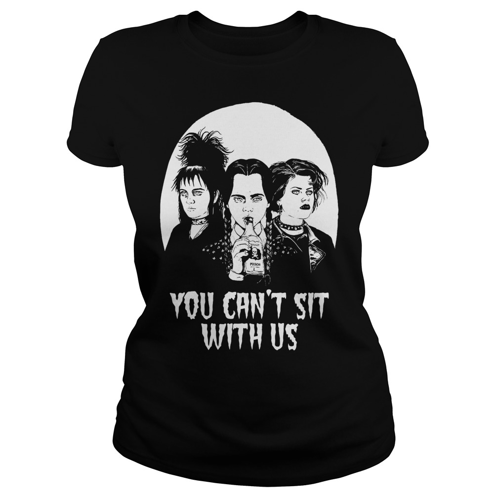 Lydia Deets Wednesday Adams Nancy Cant Sit Us Ladies Tee