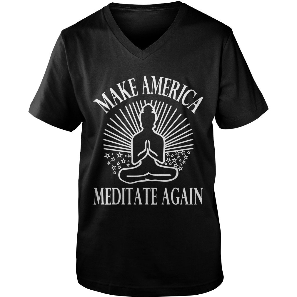 Make America Meditate Guys V Neck