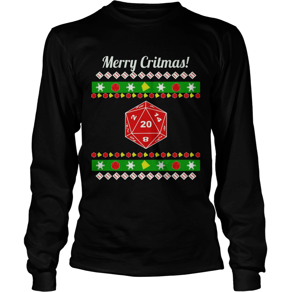 Merry Critmas Christmas Ugly Longsleeve