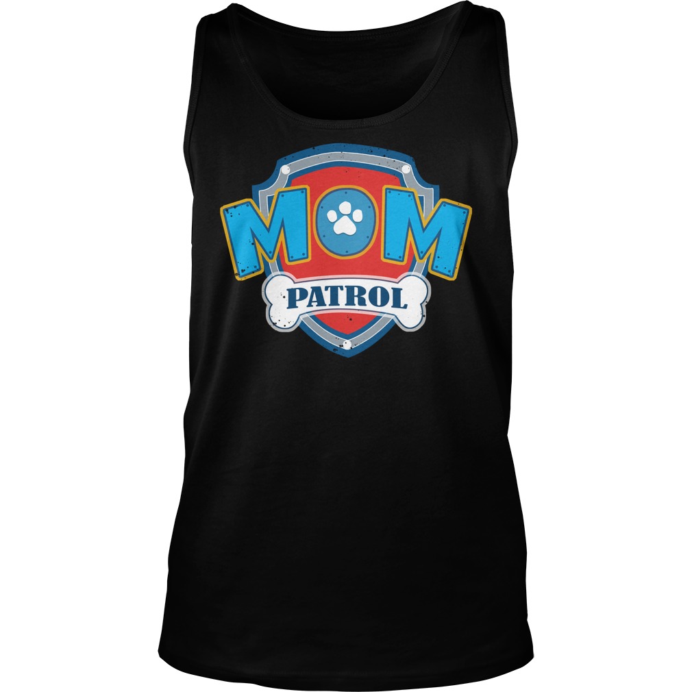 Mom Patrol Logo Unisex Tank Top