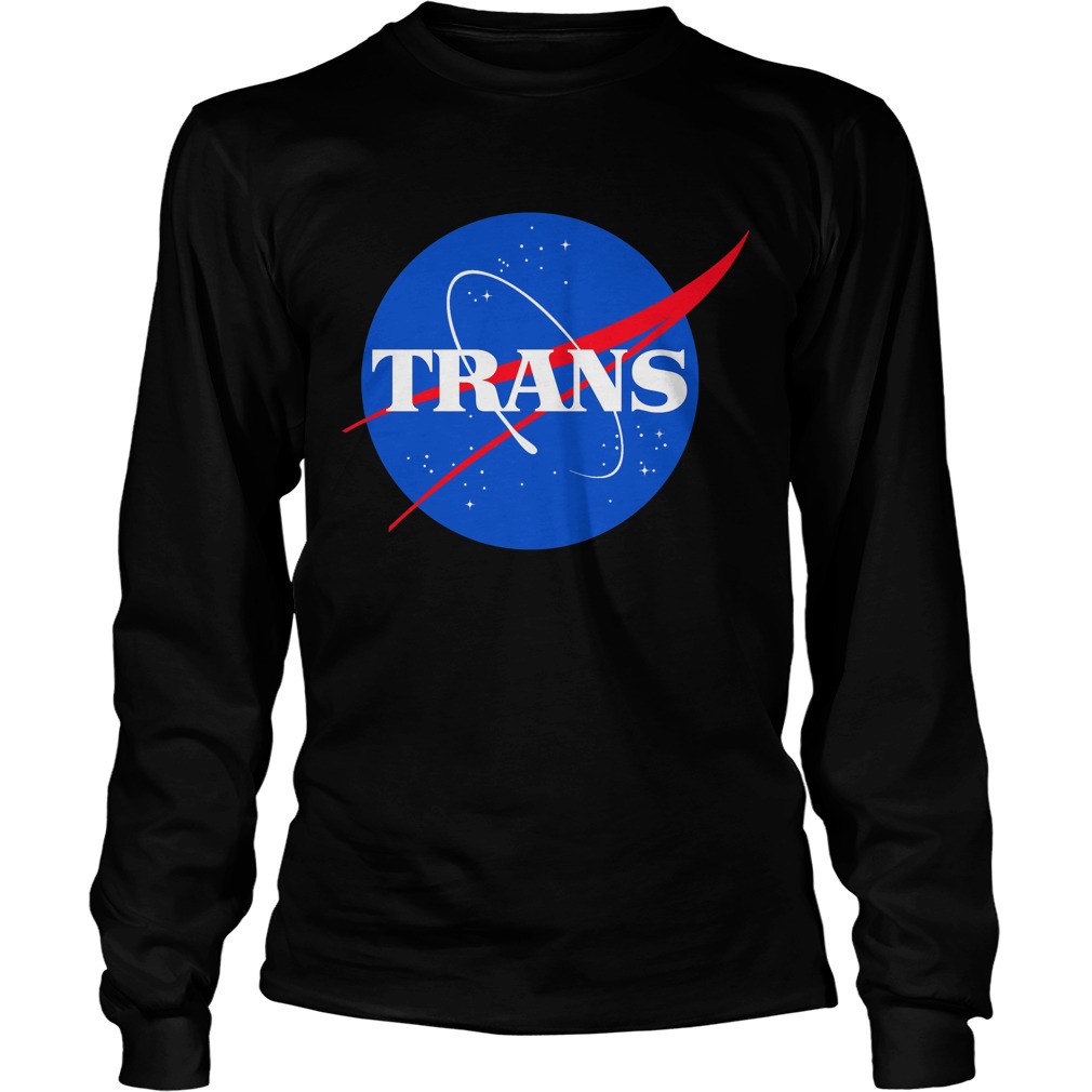 Nasa Trans Pride Logo Longsleeve